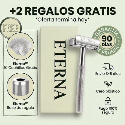 Maquinilla Eterna — Piel suave, para toda la vida